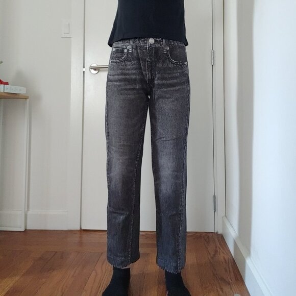 Rag & Bone Miramar Sweatpant Straight Leg Jean - Picture 6 of 6